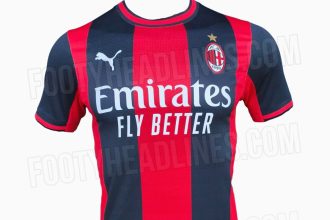 Footyheadlines presenta la possibile maglia home del Milan per la stagione 2026/27