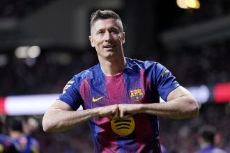 Lewandowski, attaccante del Barcellona, accostato al Milan negli ultimi mesi