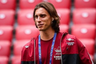 Riccardo Calafiori, difensore dell'Arsenal in passato vicino al Milan