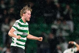 Hjulmand, centrocampista danese in forza allo Sporting Lisbona accostato al Milan di Amorim
